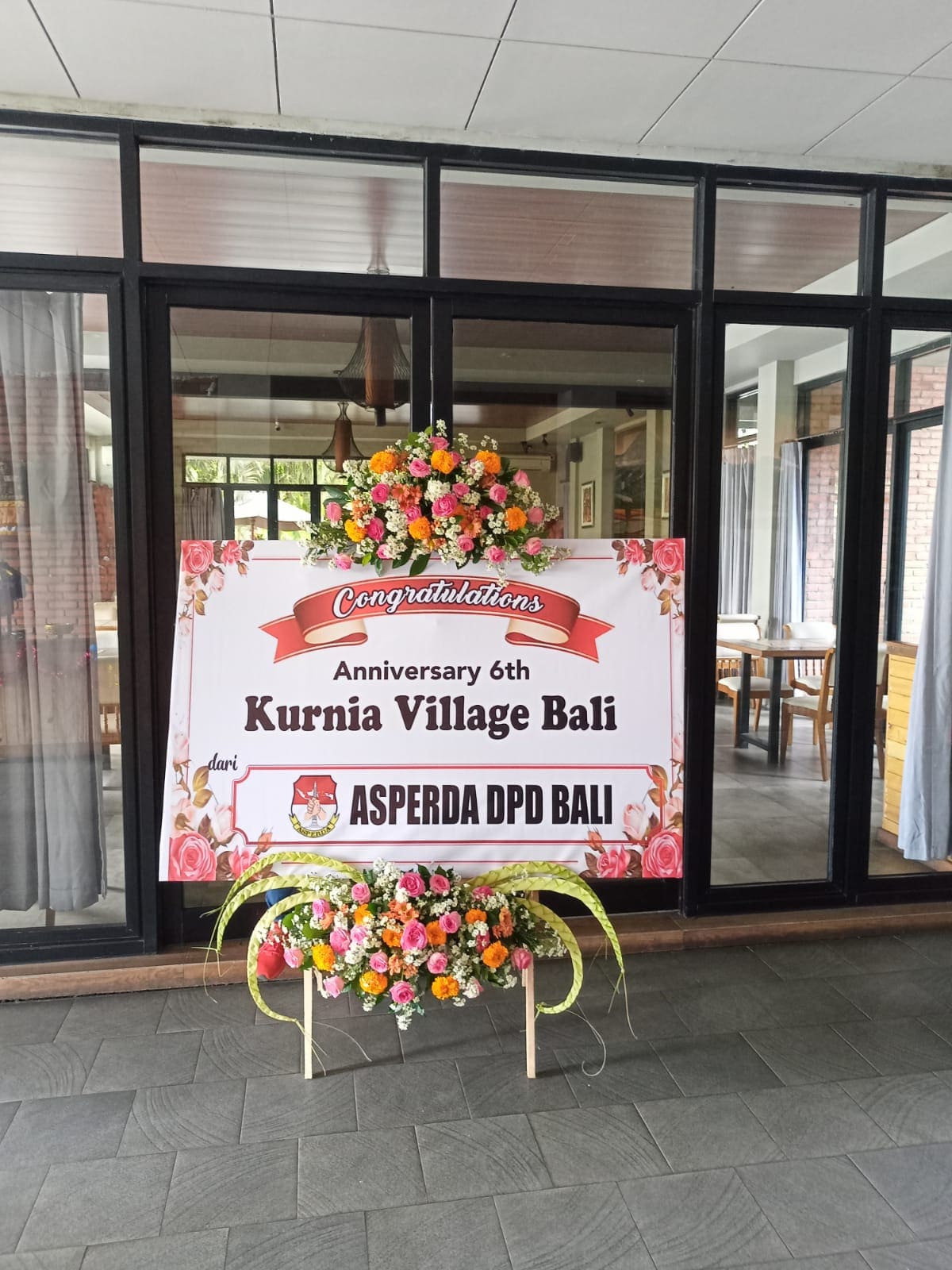 Papan Bunga Ucapan 1×1.5m